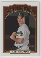 2021 Topps Heritage Chrome 43/999 Matt Chapman #123 0f3j