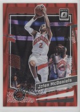 2023-24 Panini Donruss Optic Red Seismic Prizm 27/130 Jalen McDaniels #79 1js1
