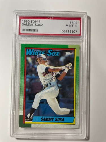 1990 Topps - Sammy Sosa #692 (RC) PSA 9 MINT