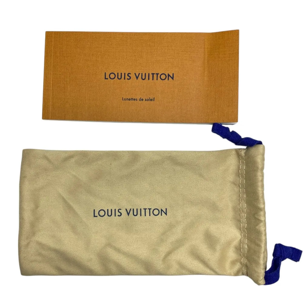 Louis Vuitton 1.1 Evidence Square Sunglasses Gold Frame Black Lens Men's Eyewear thumbnail 20