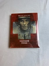 Hacksaw Ridge 2016 4K Ultra HD Blu-ray Steelbook, 2-Disc Set, New Sealed