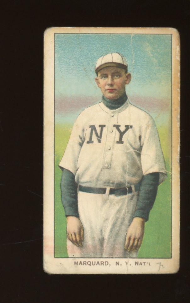 1909 T206 Baseball #303 Rube Marquard (Hands At Thighs) PR *g1