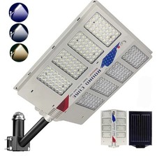 Solar Powered Street Light with Pole Motion Sensor 6500K LED
