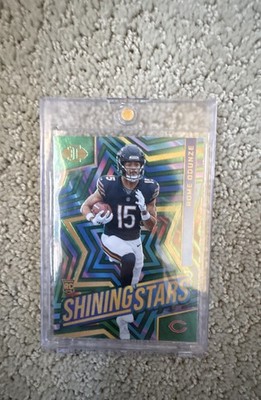 2024 Panini Illusions - Shining Stars Rome Odunze #10 Green /10 (RC)