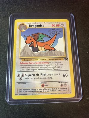 Dragonite   Wizards Black Star Promo #5   Kids WB Pokémon First Movie (1999)