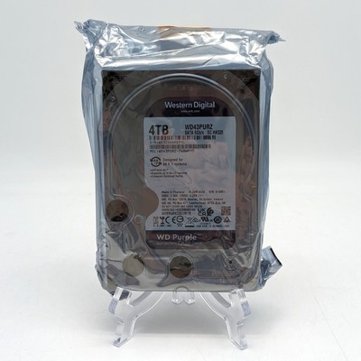 Western Digital Purple 4TB Surveillance Internal Hard Drive 3.5'' 256MB Cache