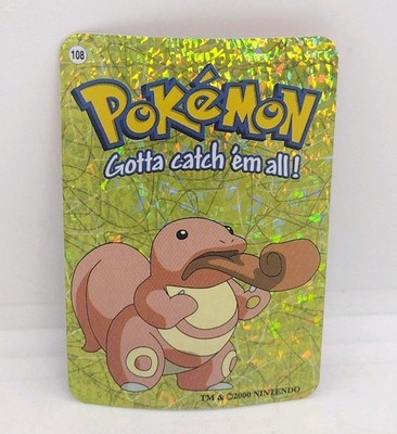 Lickitung #108 - Vintage Vending Machine Prism Sticker 2000 - Pokemon Card
