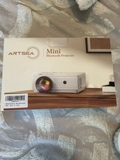 ARTSEA Portable Bluetooth Mini Movie Projector HD 1080P Compatible w Android iOS