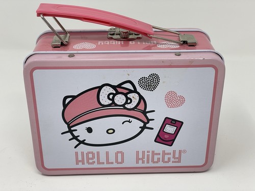 Porta pranzo in latta Hello Kitty Sanrio collezione 2008 rosa bianco 5,5 x 4 x 3 - Foto 2 di 21