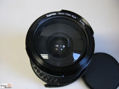 Semi Fish-eye 0,42x Hama Vorsatzobjektiv Super-Weitwinkel für Gewinde 52 mm