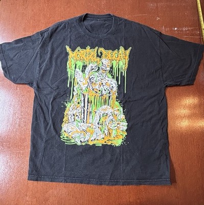 Vintage Original MORTAL DECAY Shirt Cannibal Corpse Autopsy Rare Death Metal