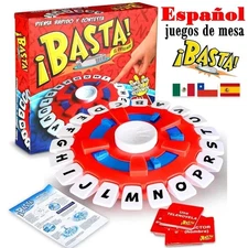New BASTA Spanish Word Game Fast-Paced Family Board Game for fun NEW SEALED