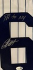 NY YANKEES FERNANDO CRUZ SIGNED AUTO JERSEY WITH PR TO NY RARE INSCRIPTION JSA!! — photo 1