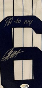 NY YANKEES FERNANDO CRUZ SIGNED AUTO JERSEY WITH PR TO NY RARE INSCRIPTION JSA!!