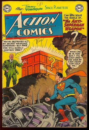 Action Comics #177 Nice Pre-Code Golden Age Superman Vintage DC Comic 1953 GD/VG