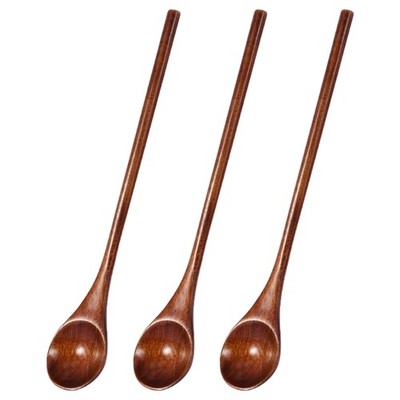 3Pcs Functional Jams Spoons Wooden Serving Spoons For Various Kitchen Use