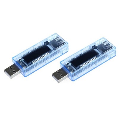 Kompaktes USB Spannungsstrommessgerät KWSV20 2 Stück für genaue Batterieprüf