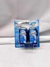 Nicorette 2mg Coated Nicotine Lozenges-80 Count-Ice Mint- Exp 9/27