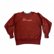 Vintage 90s Champion Reverse Weave Sweatshirt Size XLarge Embroidered USA Made