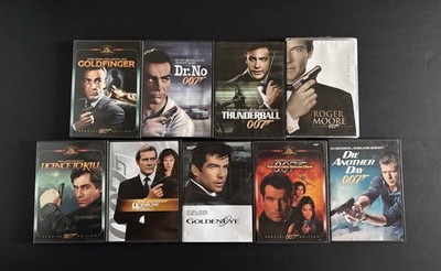 James Bond 007 DVD Collection 11 Films Sean Connery Pierce Brosnan Roger Moore