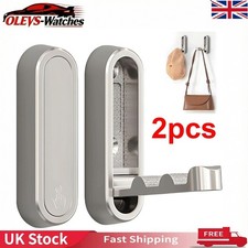 2X Foldable Folding Wall Hook Wall Mount Clothes Hanger Hooks Coat Hooks Kitchen