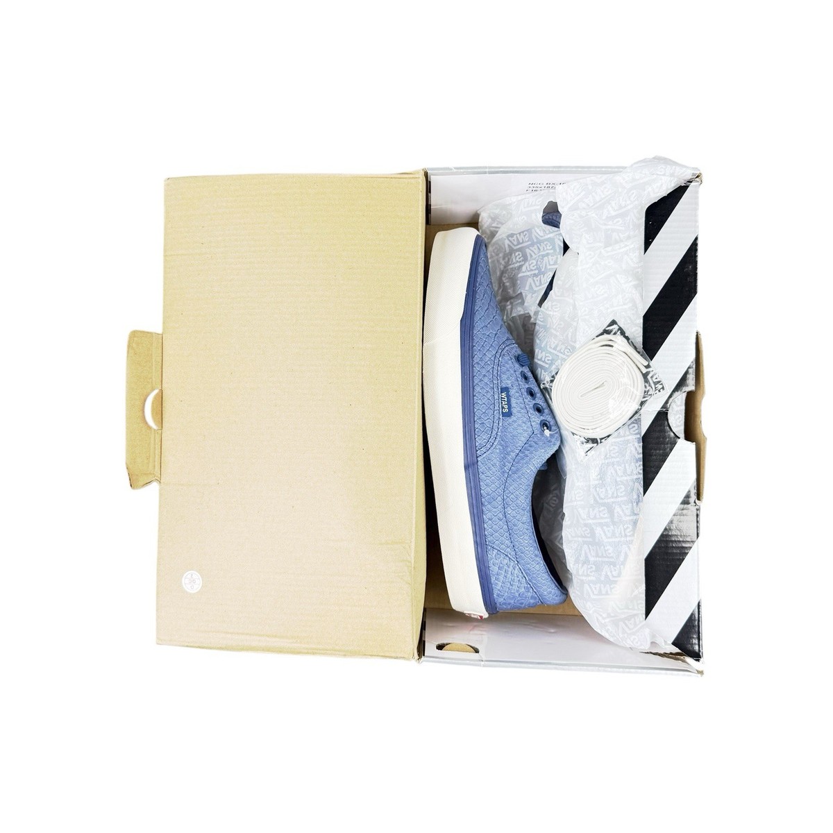 Rare 2015 Vans x Wtaps Era LX Anaconda Snake Skin Blue Mens Size