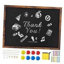 Magnetic Chalkboard, 20x30 Inches Blackboard for Wall, Black Dry 30"W x 20"H
