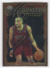 #13 1996-97 Topps Finest Maestros With Coating Grant Hill Detroit Pistons