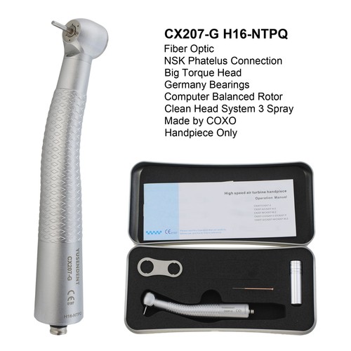 COXO Dental Handpiece High Speed Fiber Optic LED CX207-G KaVo NSK LED Coupling - Afbeelding 151 van 286