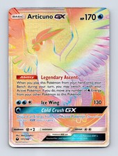 Articuno GX (Secret) Holo Rainbow Rare SM - Celestial Storm 171/168 NM on eBay