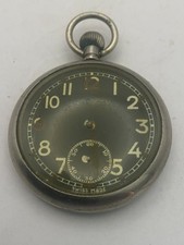 WW2 MILITARY ISSUE POCKET WATCH G.S.T.P. K.1911 - A/F