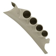Glowshift Taupe Quad Pillar Gauge Pod Fits 2003-2009 Dodge Ram 2500 3500 Glowshift Taupe Quad Pillar Gauge Pod Fits 2003-2009 Dodge Ram 2500 3500