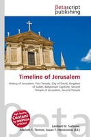 Lambert M. Surhone (U. A.) | Timeline Of Jerusalem | Taschenbuch | Englisch
