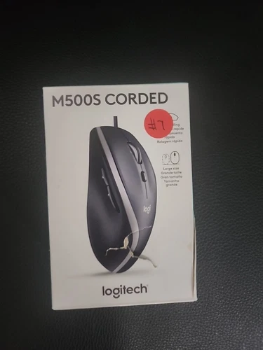 Logitech M500s Corded Optical Mouse Brand New