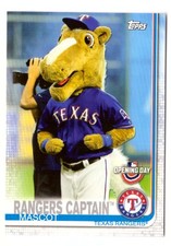 2019 Topps Opening Day Mascots - TEXAS RANGERS