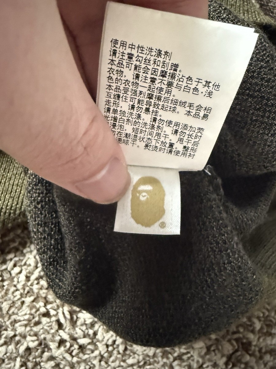 Bape Camo Crewneck Sweater A Bathing Ape Size Medium View 5