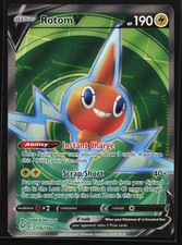 Rotom V 176/196 Lost Origin Ultra Rare Holo Pokemon Card