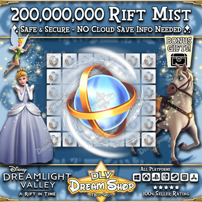 #ad #ad 🌎 Disney Dreamlight Valley 💎200000000 Mist Rift in Time 💎 Extra Items 🌎 $4.95
