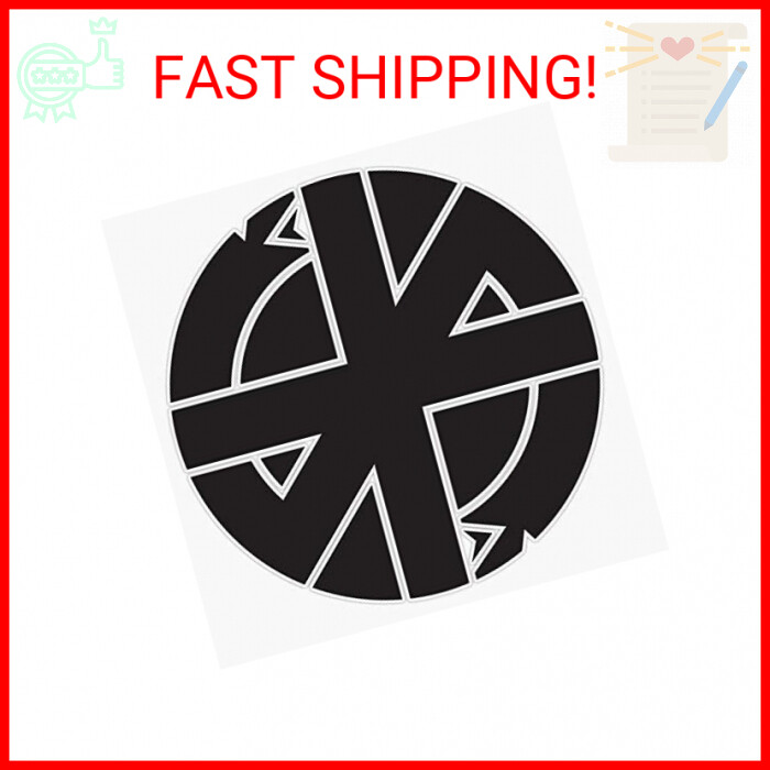 Crass Punk Logo Vinyl Bumper Sticker 5 Inch Waterproof Decal