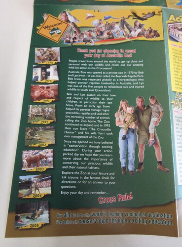 Australia Zoo - Brochure & Map - Crikey! - Steve Irwin - Crocodile Hunter - 2005 - Picture 14 of 17