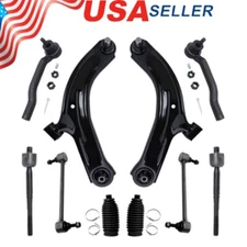 Front Lower Control Arms Ball Joints Tie Rods Sway Bars for Nissan Cube Versa