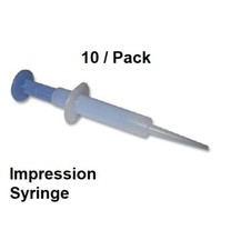 Dental Impression Material Syringe Bendable to 45° Angle, Choose Pack: