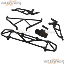 OFNA HOBAO 4X4 Truck 10SC-Parts Rear Bumper Set #11026 (RC-WillPower)