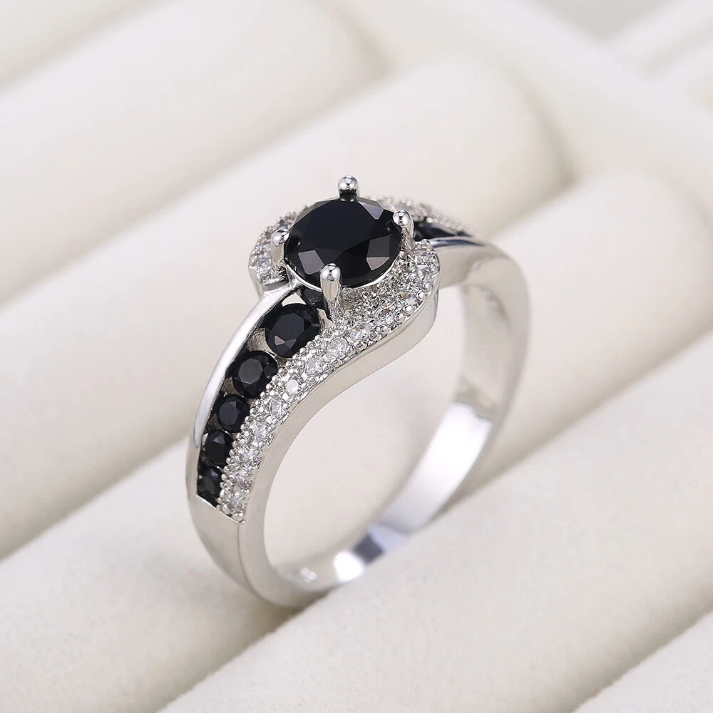 Black stone wedding bands for sales her