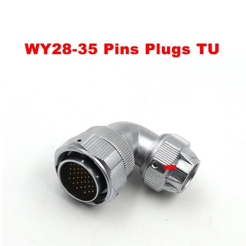 Sockets 2 3~35 Pins Metal Panel Cable Bent Elbow ConnectorsWY28 Aviation Plugs - Picture 44 of 57