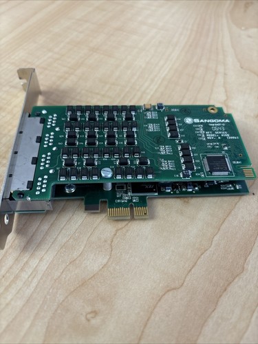 Sangoma A108 Quad Ports T1 A104e PCIe AFT Base & Echo Cancellation EC - Picture 2 of 8