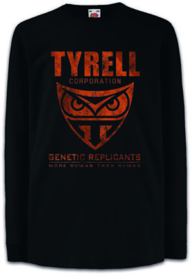 TYRELL CORPORATION Kinder Langarm T-Shirt Blade Replicants Runner Firma 6 Logo