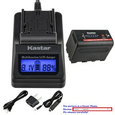 Kastar Battery LCD Fast Charger for Sony NP-F770 Sony CCD-TR3100 CCD-TR3200