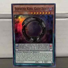CARTA YUGIOH UNLIMITED SUPREME KING GATE ZERO 1996 MACR-EN017 (LP/MP)