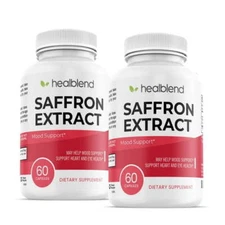 Pure Saffron Extract 88.5 mg - Mood, Focus, Vision and Heart Health Supplements